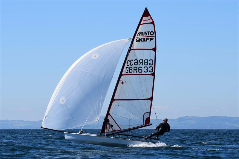 Robbie Wilson - ELYC Regatta 2022 photo copyright Natalie Hilton / THM Photography taken at East Lothian Yacht Club and featuring the Musto Skiff class