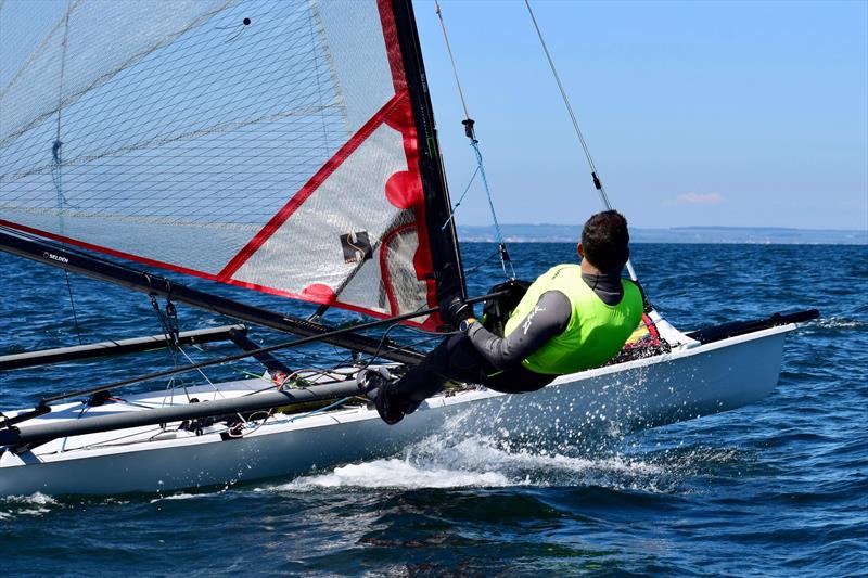 Jamie Hilton - ELYC Regatta 2022 photo copyright Natalie Hilton / THM Photography taken at East Lothian Yacht Club and featuring the Musto Skiff class