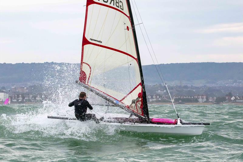 Noble Marine UK Musto Skiff Nationals at Eastbourne day 1 photo copyright Tim Olin / www.olinphoto.co.uk taken at Eastbourne Sovereign Sailing Club and featuring the Musto Skiff class