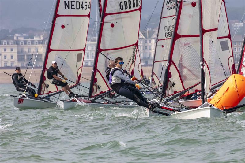 Mike Matthews photo copyright Tim Olin / www.olinphoto.co.uk taken at Eastbourne Sovereign Sailing Club and featuring the Musto Skiff class