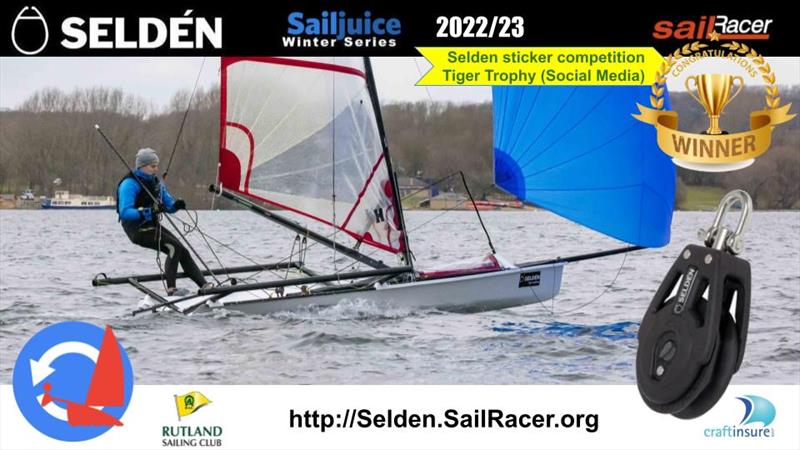 Selden Sailjuice Winter Series Sticker winner from the Tiger Trophy, Robert Richardson photo copyright Tim Olin / www.olinphoto.co.uk taken at Rutland Sailing Club and featuring the Musto Skiff class