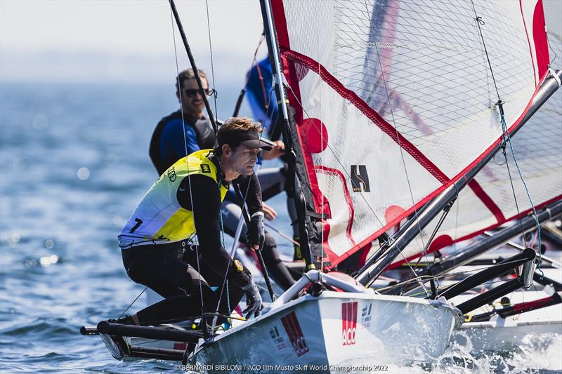 Rick Peacock at the 2022 Musto Skiff Worlds - photo © Bernardi´ Bibiloni