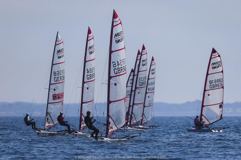 Musto Skiffs - 2022 Worlds - photo © Bernardí Bibiloni / www.bernardibibiloni.com