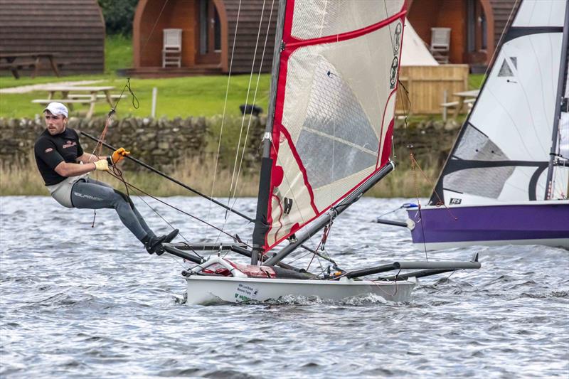 Dylan Noble during the Musto Skiffs at the Ullswater Yacht Club Daffodil Regatta 2023 - photo © Tim Olin / www.olinphoto.co.uk