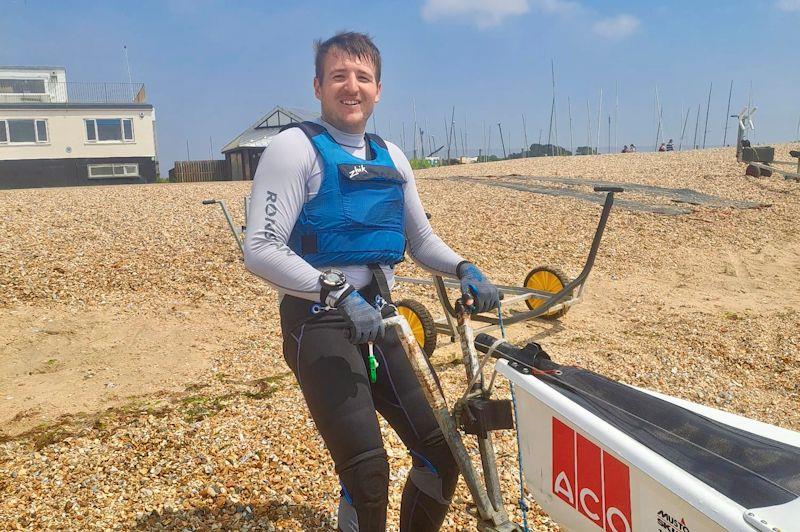 Josh Belben - Musto Skiffs class training at Stokes Bay - photo © Mark Cooper