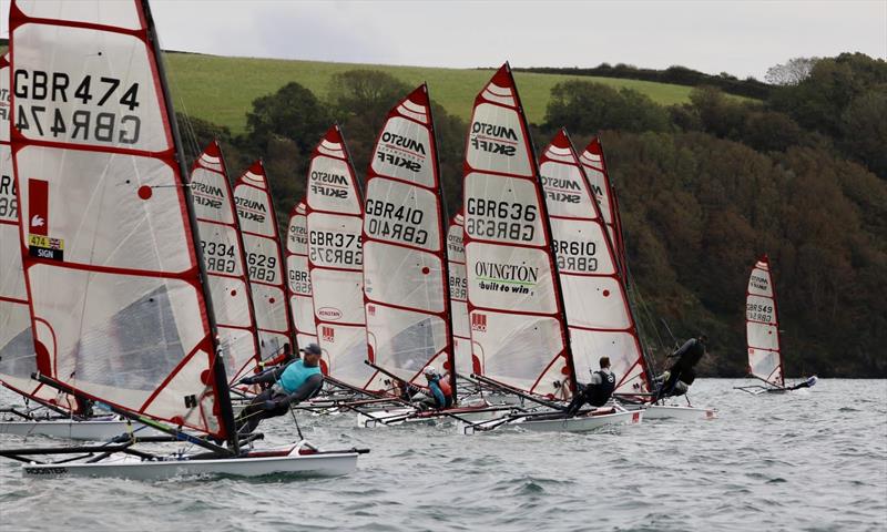 Start during the 2023 Noble Marine UK Musto Skiff Nationals at Restronguet - photo © Ian Symonds