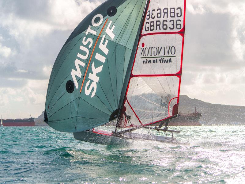 Noble Marine Musto Skiff training at Weymouth  - photo © Noah Fitzgerald