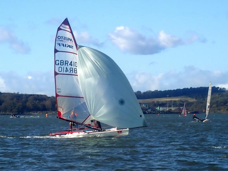 2023 Scottish Skiffs Regatta at Dalgety Bay photo copyright Ian Renilson taken at Dalgety Bay Sailing Club and featuring the Musto Skiff class