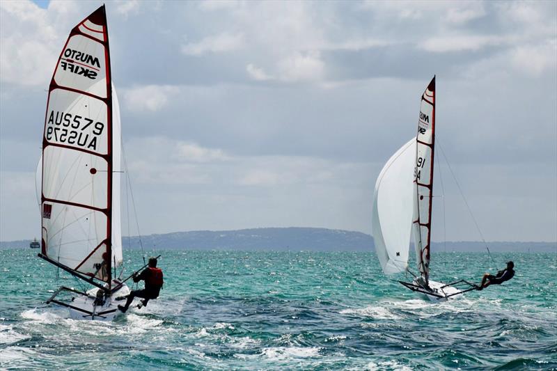 Musto Skiff Worlds hosted in Australia photo copyright Natalie Hilton taken at  and featuring the Musto Skiff class
