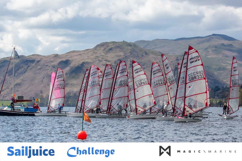 Daffodil Regatta at Ullswater photo copyright Tim Olin / www.olinphoto.co.uk taken at Ullswater Yacht Club and featuring the Musto Skiff class