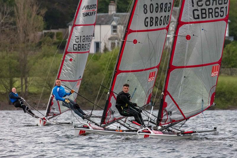 Dylan and Jamie in the Musto Skiff fleet during the Ullswater Daffodil Regatta 2025 - photo © Tim Olin / www.olinphoto.co.uk