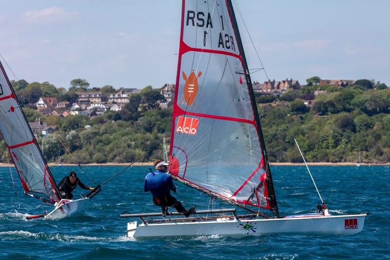 Andy Tarboton - Musto Skiff Training Day at Castle Cove SC - photo © Tim Olin / www.olinphoto.co.uk
