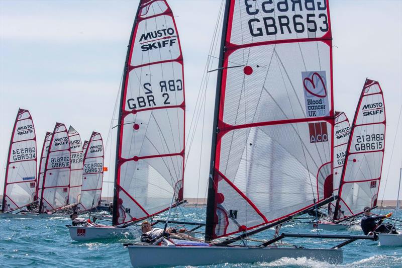 Musto Skiff racing, Castle Cove Open 2025  - photo © Tim Olin / www.olinphoto.co.uk