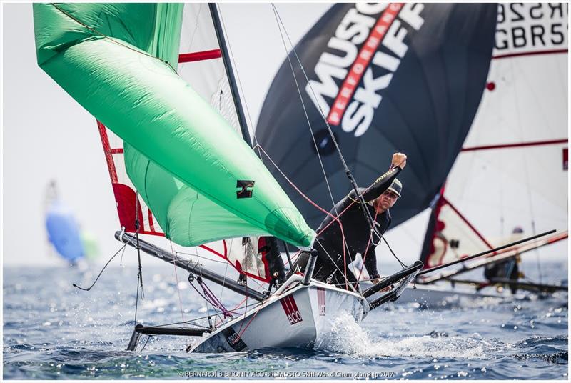 2017 Musto Skiff Worlds photo copyright Bernardi´ Bibiloni taken at  and featuring the Musto Skiff class