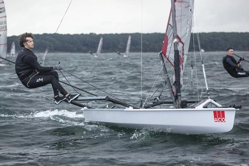 Day 4 - Eddie Bridle - Musto Skiff European Championship during Warnemünde Woche - photo © Pepe Hartmann