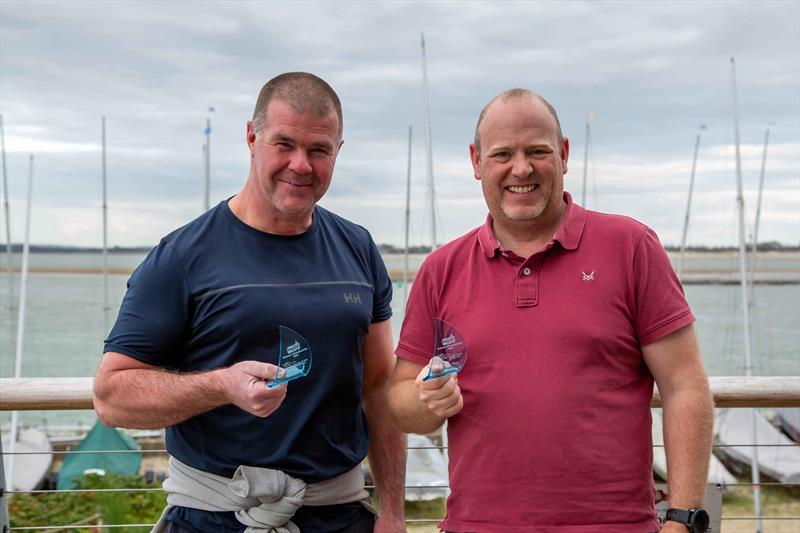 1st and 3rd Silver Fleet (l-r) Gareth Davies, David Annan at the 2025 Noble Marine Musto Skiff UK Nationals - photo © Tim Olin / www.olinphoto.co.uk