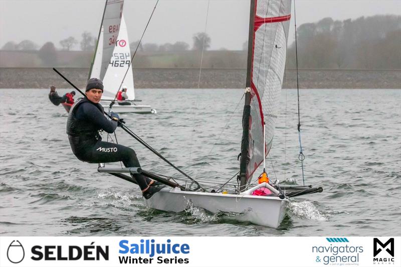 Fernhurst Books Draycote Dash - Seldén Sailjuice Winter Series Round 1 photo copyright Tim Olin / www.olinphoto.co.uk taken at Draycote Water Sailing Club and featuring the Musto Skiff class