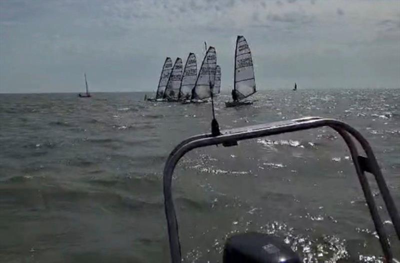 Musto Skiffs Training - Sunday - Starting practice - photo © Maddy Anderson