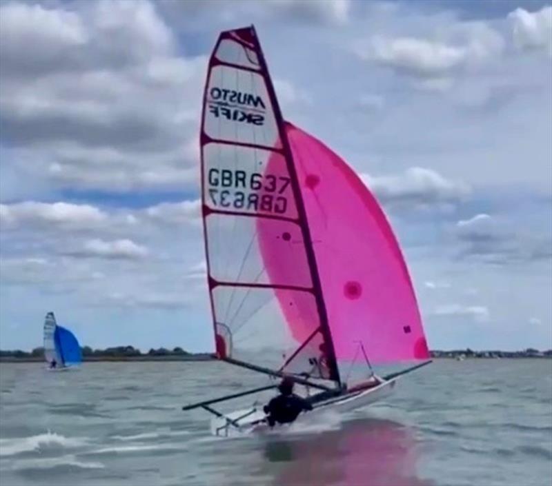 Musto Skiffs Training - Sunday - photo © Maddy Anderson