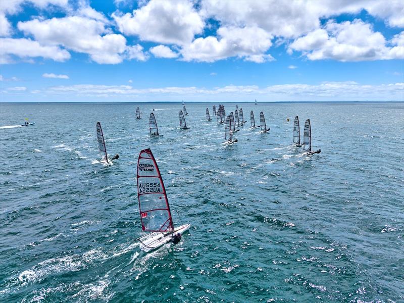 ACO Musto Skiff World Championship 2026 Day 4 photo copyright Antoine Dujoncquoy taken at Yacht Club de Carnac and featuring the Musto Skiff class