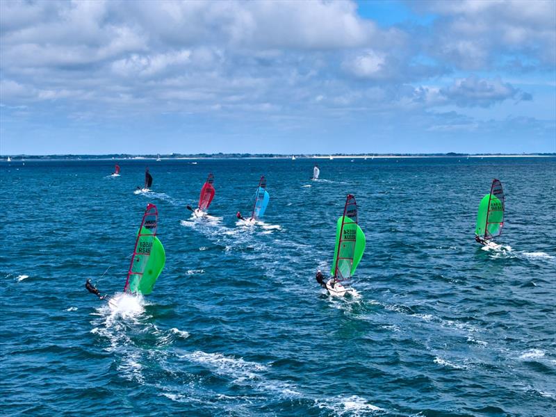 ACO Musto Skiff World Championship 2026 Day 4 photo copyright Antoine Dujoncquoy taken at Yacht Club de Carnac and featuring the Musto Skiff class