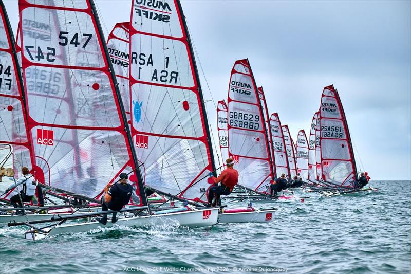 ACO Musto Skiff World Championship 2026 photo copyright Antoine Dujoncquoy taken at Yacht Club de Carnac and featuring the Musto Skiff class