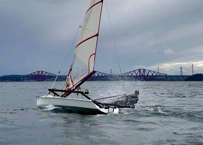 Ben Homer in his Musto Skiff - photo © Provided by Ben Homer