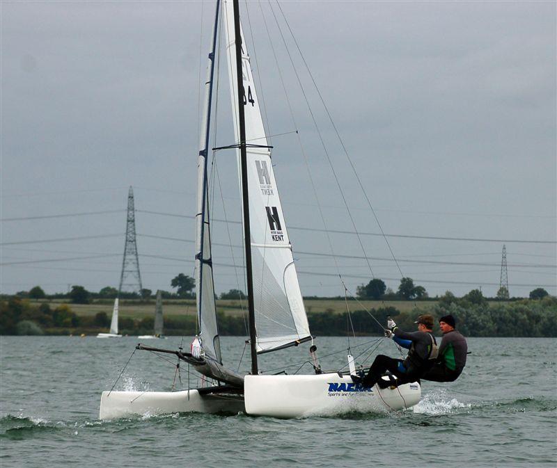 The Grafham Cat Open 2015 photo copyright Nick Champion / www.championmarinephotography.co.uk taken at Grafham Water Sailing Club and featuring the Nacra class