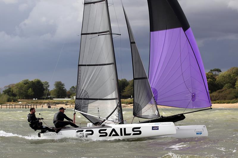 East Coast Piers Race -  Day 1 photo copyright Nick Champion / www.championmarinephotography.co.uk taken at Marconi Sailing Club and featuring the Nacra class