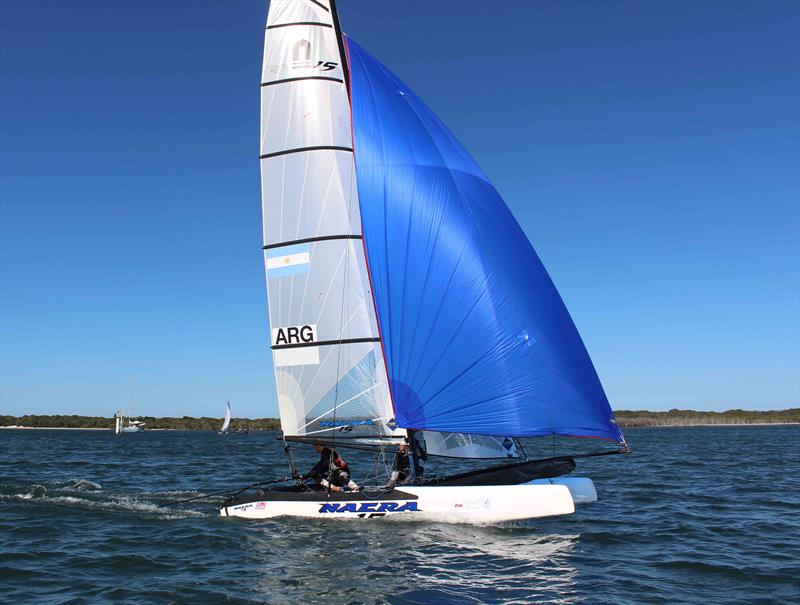 Australia's first Nacra 15 training camp, conducted at the Gold Coast's Southport Yacht Club Hollywell Sailing Academy photo copyright SYC taken at  and featuring the Nacra 15 class