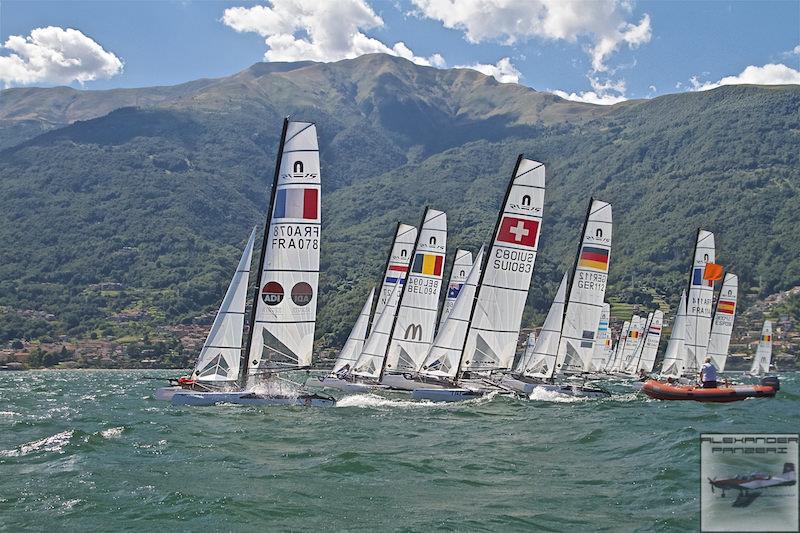 Nacra 15 European Championship at Gravedona, Lake Como, Italy - photo © Alexander Panzeri