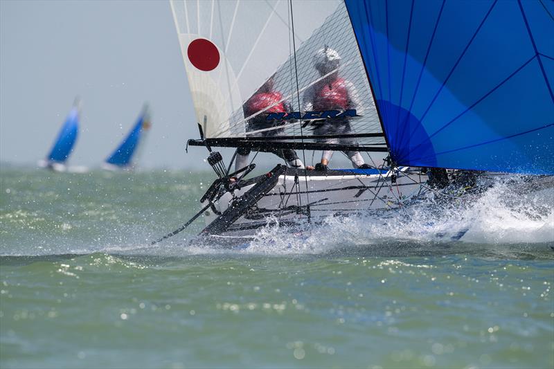 Greta Stewart, Tom Fyfe - NZL - Day 4 - Youth Sailing World Championships - Corpus Christi, Texas, USA  - photo © Jen Edney / World Sailing