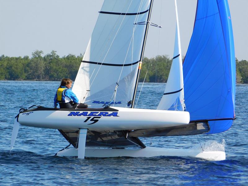 Racecourse action at the Charlotte Harbor Regatta in the Nacra 15 class - photo © Brian Gleason/Charlotte Harbor Regatta