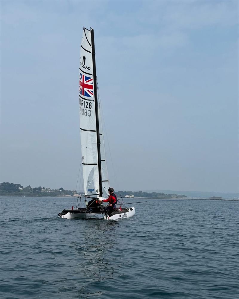 Nacra 15 Demo Day photo copyright UK Nacra 15 Class Association taken at Weymouth & Portland Sailing Academy and featuring the Nacra 15 class