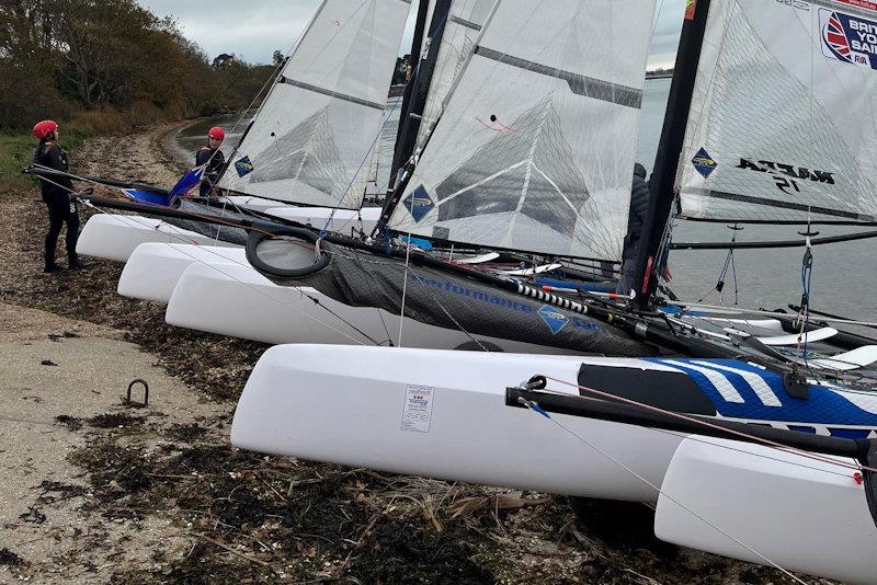 Nacra 15 Winter Training event 2 at Warsash - photo © Roger Cerrato