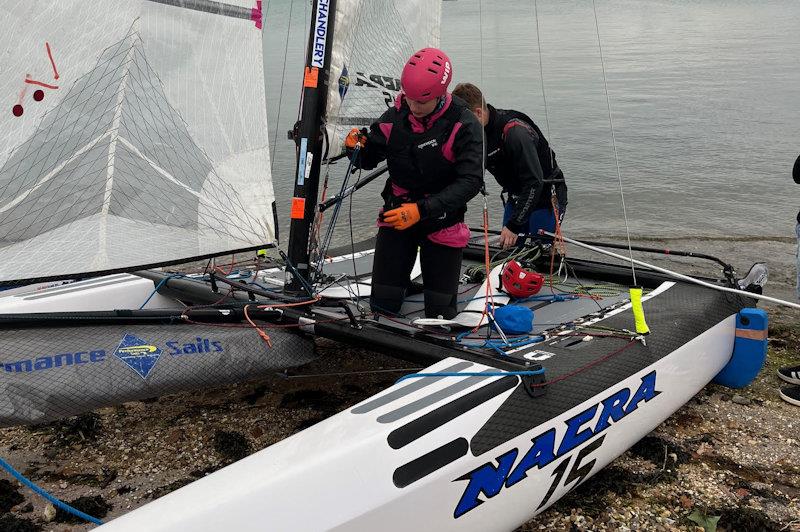 Nacra 15 Winter Training event 2 at Warsash - photo © Roger Cerrato
