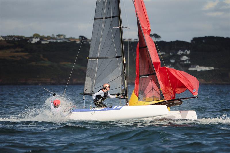 Day 3 - Nacra 15 World Championship at Plymouth - photo © Clive Woodyear / www.chambersfilmandmedia.com