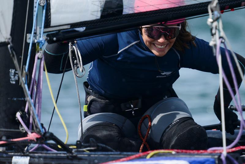 Day 5 - Nacra 15 World Championship at Plymouth - photo © Clive Woodyear / www.chambersfilmandmedia.com