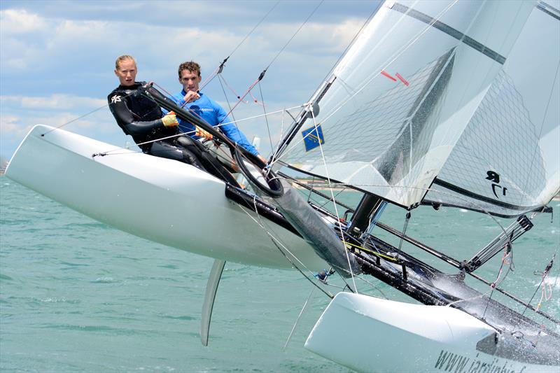 Day 3 of the Nacra 17 Europeans at la Grande Motte - photo © Antoine Beysens
