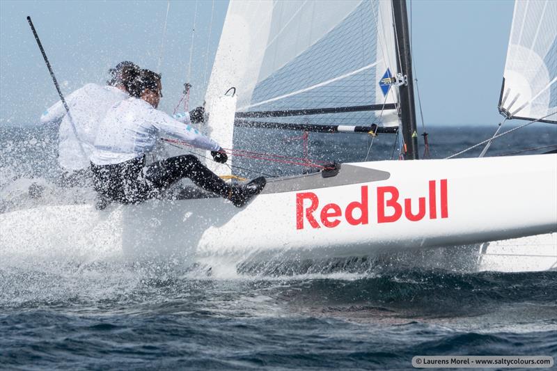 Santiago Lange & Cecilla Carranza Saroli at the ISAF Sailing World Championship in Santander photo copyright Laurens Morel taken at  and featuring the Nacra 17 class