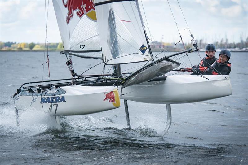 Foiling Nacra 17 photo copyright Nacra 17 Class taken at  and featuring the Nacra 17 class