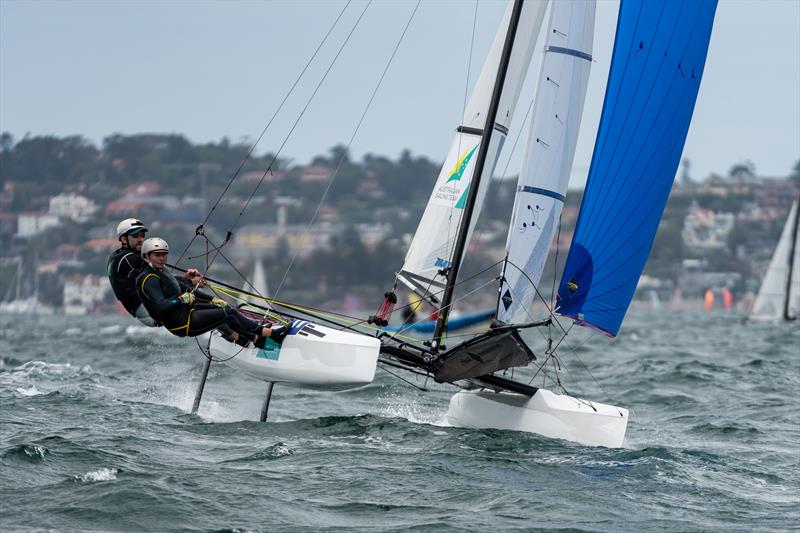 Jason Waterhouse and Lisa Darmanin at Sail Sydney - photo © Beau Outteridge / Sail Sydney