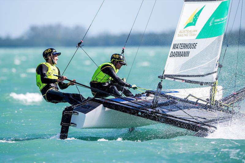 Jason Waterhouse and Lisa Darmanin (AUS) - Miami 2018 World Cup Series - photo © Jesus Renedo / Sailing Energy