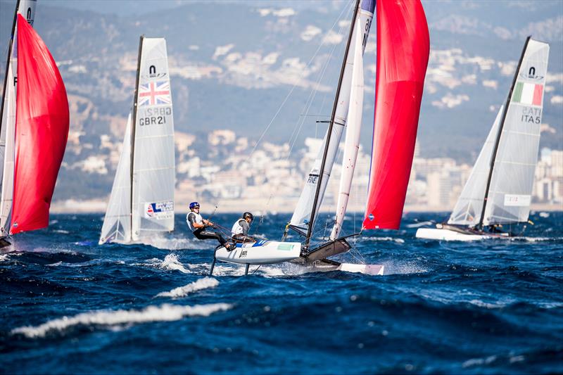 Nacra 17s- 49th Trofeo Princesa Sofia Iberostar, Palma, Spain - photo © Tomas Moya / Sailing Energy / World Sailing