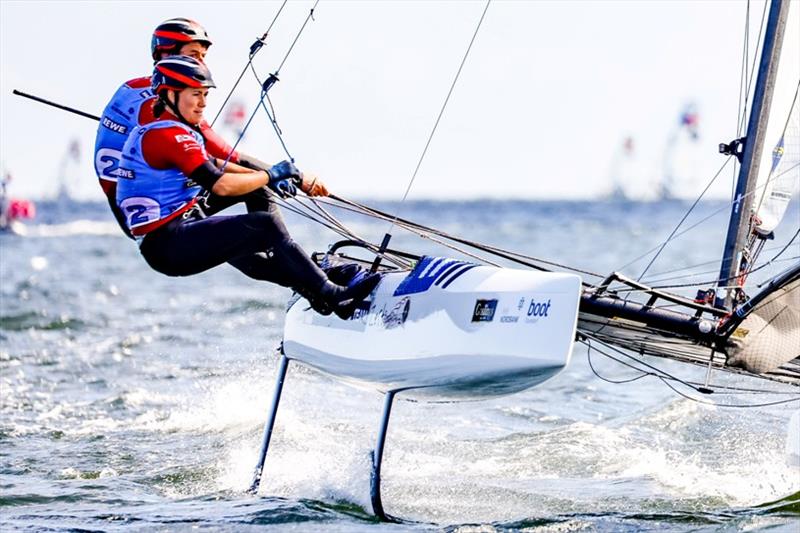 John Gimson and Anna Burnet go with a 6 point advantage into the final day tomorrow - photo © segel-bilder.de / Kiel Week