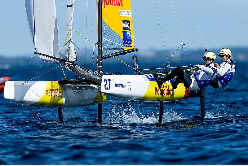 Nacra 17 - Day 8 - Hempel Sailing World Championships, Aarhus, Denmark - August 2018 - photo © Sailing Energy / World Sailing