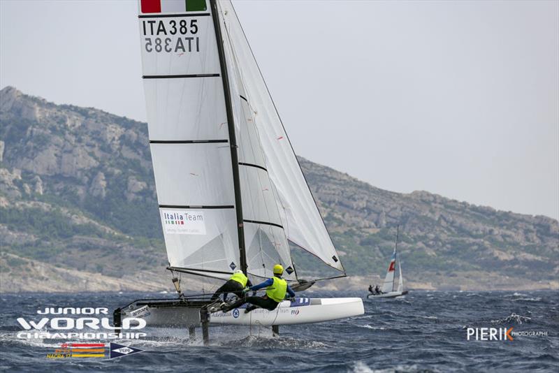 2018 49er, 49erFX & Nacra 17 Junior World Championships photo copyright Pierick Jeannoutot taken at  and featuring the Nacra 17 class