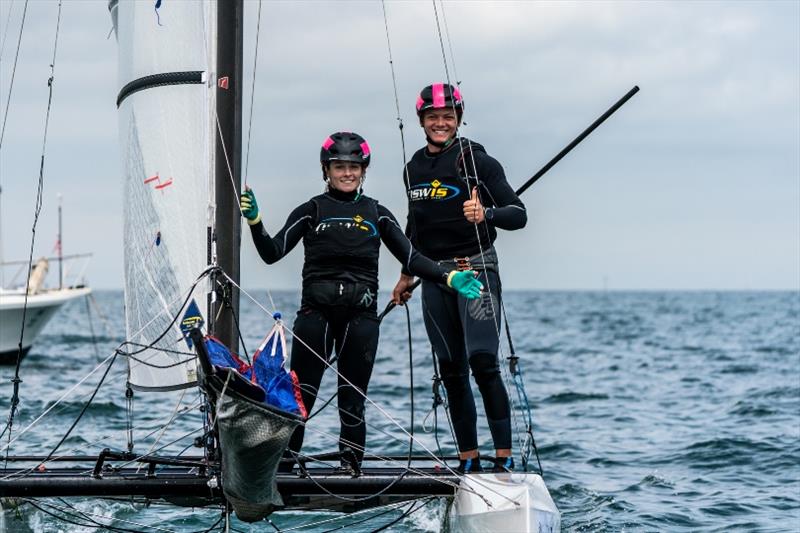 Jake Liddell and Emma Jones (NSW) - 2018 Sail Melbourne International, Day 2 - photo © Beau Outteridge