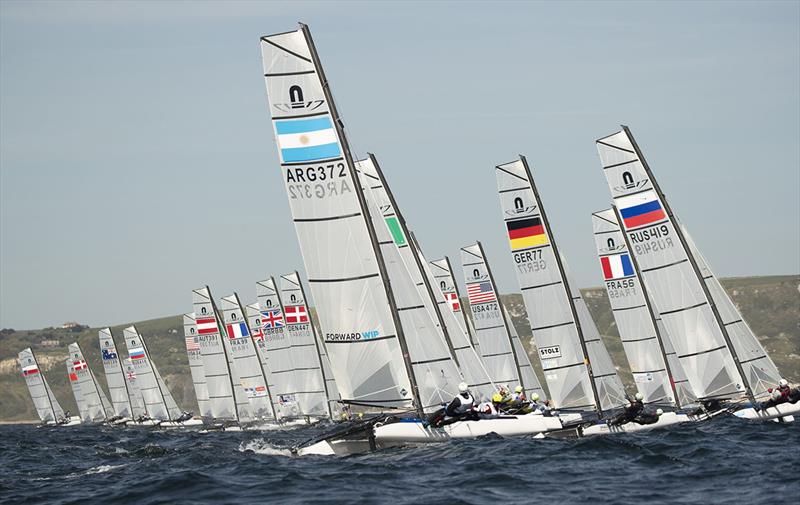 2019 Volvo 49er, FX, Nacra, European Championships - Day 2 - photo © Lloyd Images / www.lloydimages.com