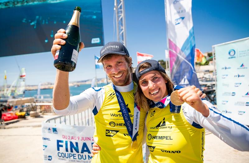 Vittorio Bissaro and Maelle Frascari (ITA) - Hempel World Cup Series Final - photo © Tomas Moya / Sailing Energy / World Sailing